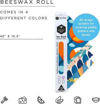Reusable Beeswax Wraps for Food | | Eco Friendly, Organic, Biodegradable, Plastic Free, Bee's Wrap Bowl Covers and Food Storage | Cling Wrap Alternative