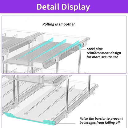 Can Organizer for Pantry, 3-Tier Combinable Can Rack