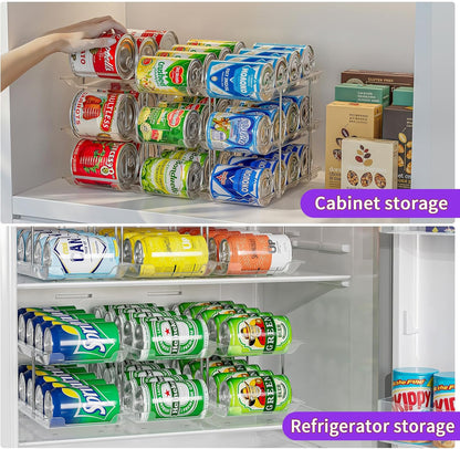Can Organizer for Pantry, 3-Tier Combinable Can Rack