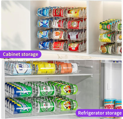 Can Organizer for Pantry, 3-Tier Combinable Can Rack