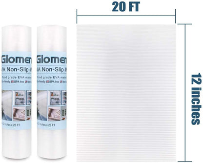 Shelf Liner, Non-Slip Cabinet Drawer Liner, 12 Inches x 20 FT