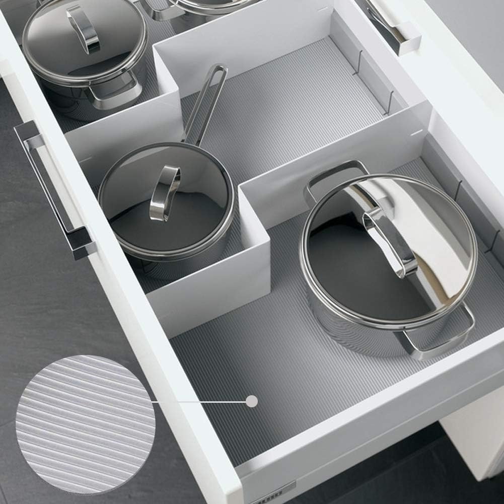 Shelf Liner, Non-Slip Cabinet Drawer Liner, 12 Inches x 20 FT
