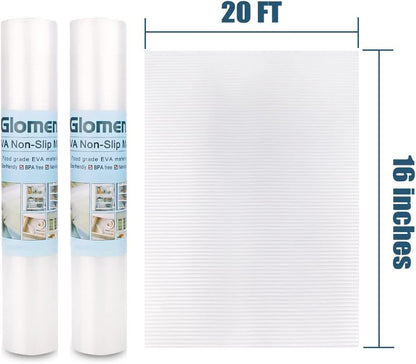 Shelf Liner, Non-Slip Cabinet Drawer Liner, 12 Inches x 20 FT