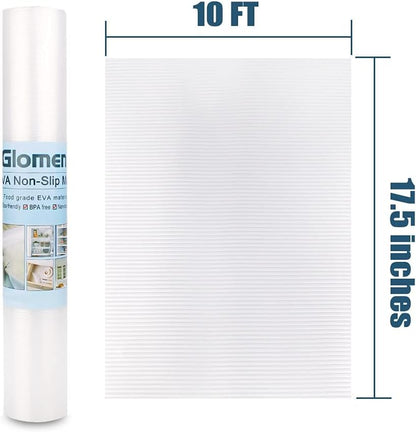 Shelf Liner, Non-Slip Cabinet Drawer Liner, 12 Inches x 20 FT