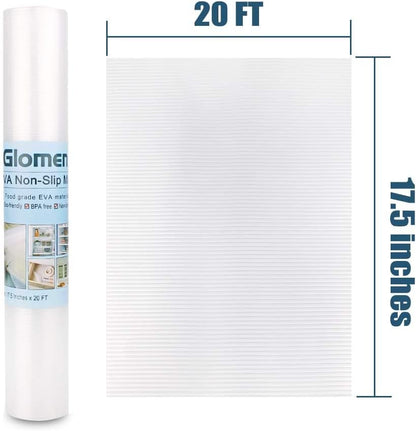 Shelf Liner, Non-Slip Cabinet Drawer Liner, 12 Inches x 20 FT