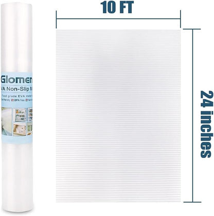 Shelf Liner, Non-Slip Cabinet Drawer Liner, 12 Inches x 20 FT