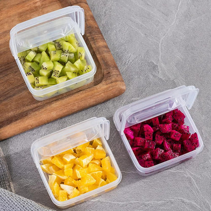 2Pack Sliced Cheese Container for Fridge, Flip Lid Clear Butter Block Cheese Slice Storage Box, Keeps Cheeses Fresh Longer and Delicious, Refrigerator Organizer for Food Grated Cheese-Singles