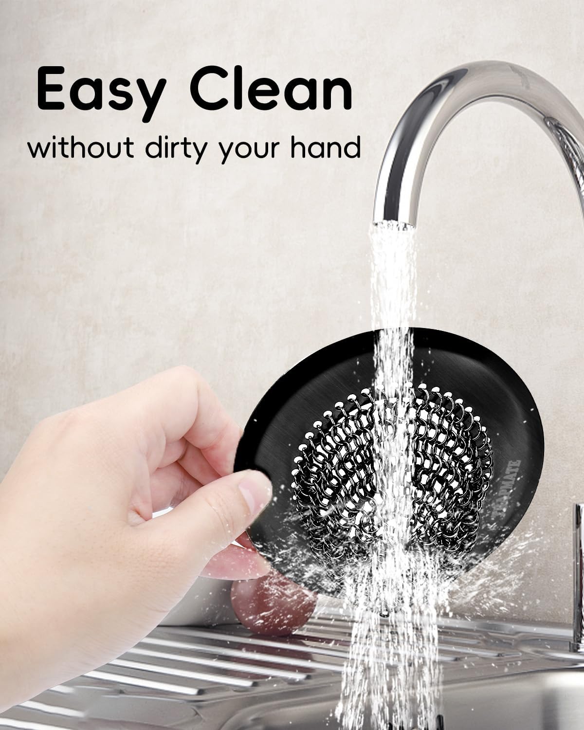 Reversible Kitchen Sink Drain Strainer Basket, Fits Sink & Garbage Disposal