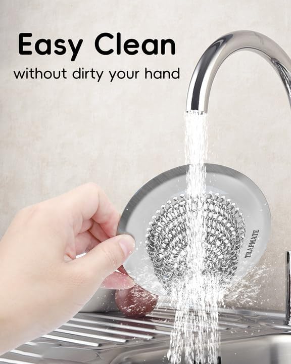 Reversible Kitchen Sink Drain Strainer Basket, Fits Sink & Garbage Disposal