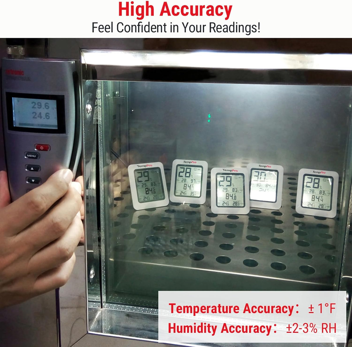 TP50 Digital Hygrometer Indoor Thermometer Room Thermometer