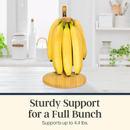 Banana Holder with Stand and Stainless Steel Hanging Hook