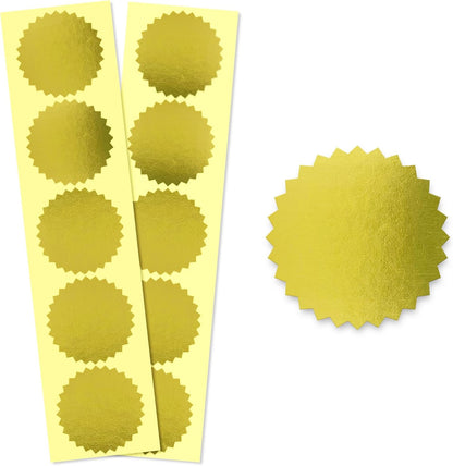 2 Inch Round Clear Seal Stickers,Transparent Envelope Mail Wafer Seal Self Adhesive Package Circle Label (1bag,288PCS)