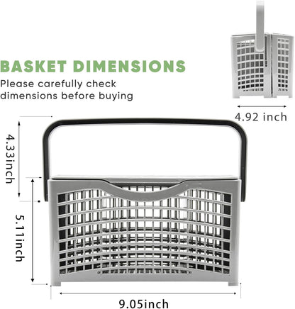 Universal Dishwasher Basket Replacement - 2 in 1 Utensil/Cutlery Basket