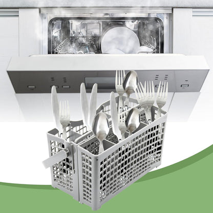 Universal Dishwasher Basket Replacement - 2 in 1 Utensil/Cutlery Basket