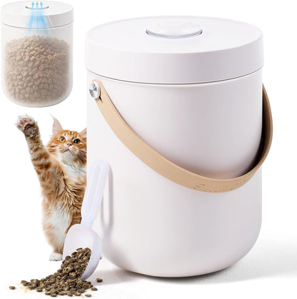 Vacuum Cat Dog Food Storage Container 10 lb, Dry Pet Food Storage