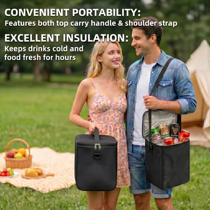 Cooler Organizer Insert for X Large Bogg Bag Accessories, 2-in-1 Leakproof Insulated Ice Chest & Mesh Storage Bag Divider, Ideal Beach Rubber Tote Gift for Simply Modern/Simply Southern