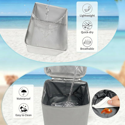 Cooler Organizer Insert for X Large Bogg Bag Accessories, 2-in-1 Leakproof Insulated Ice Chest & Mesh Storage Bag Divider, Ideal Beach Rubber Tote Gift for Simply Modern/Simply Southern