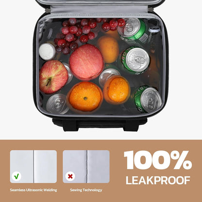 23L Insulated Lunch Box, Expandable Double Deck Cooler Bag