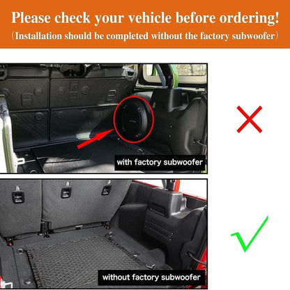 JK JL Trunk Drawer System w/Fridge Slide Mount for 2007-2026 Jeep Wrangler JK JL 4-Door, Tailgate Lockable Tool Box Cargo Storage Organizer