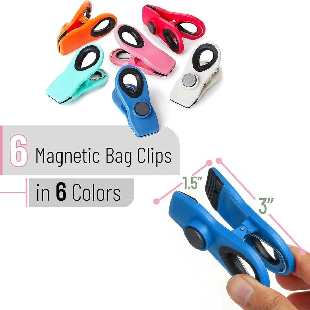 Magnetic Chip Clips, Airtight Seal