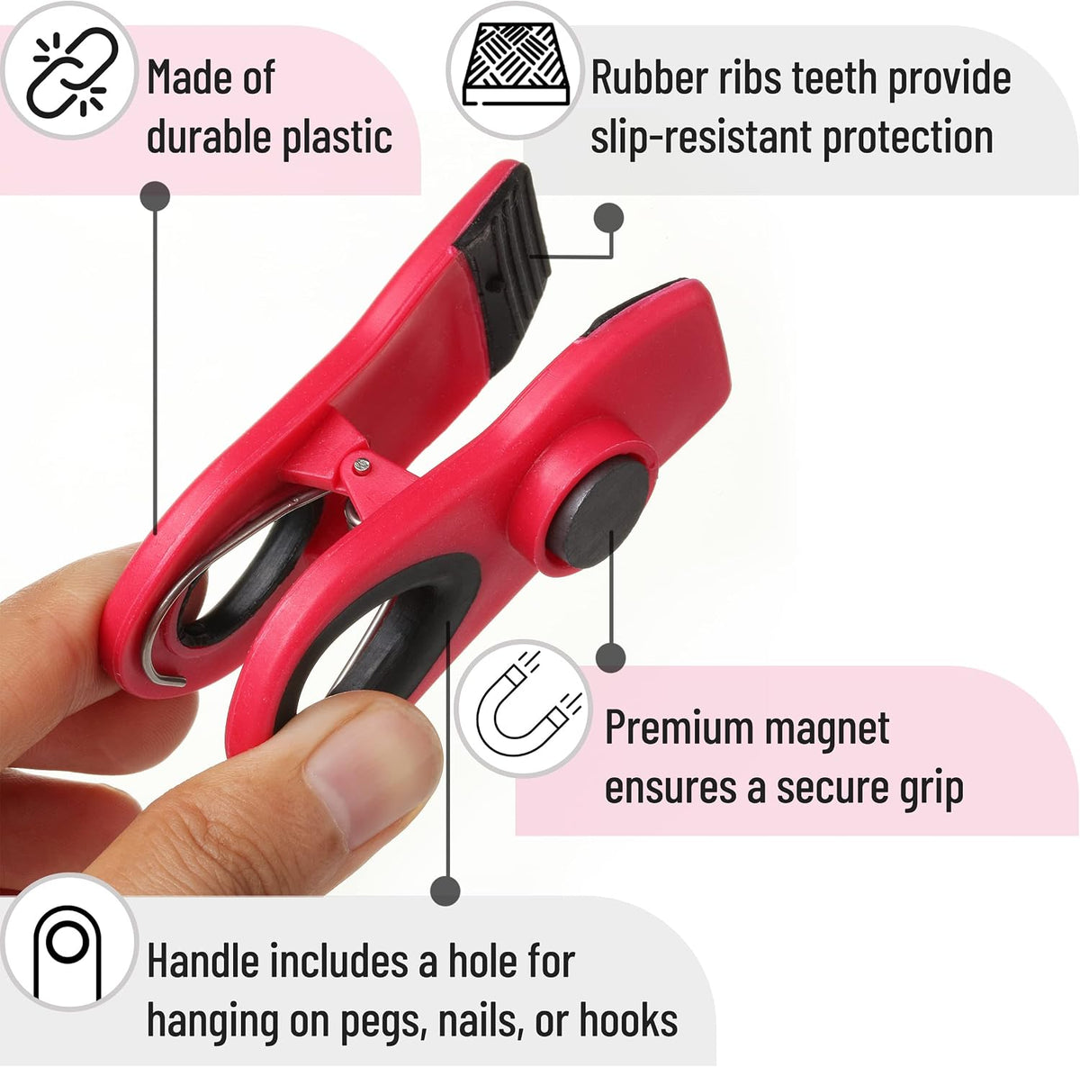 Magnetic Chip Clips, Airtight Seal