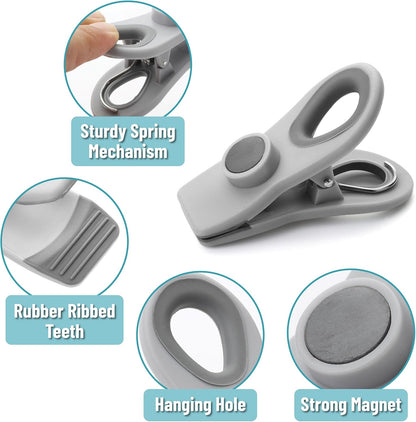 Magnetic Chip Clips, Airtight Seal
