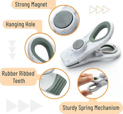 Magnetic Chip Clips, Airtight Seal