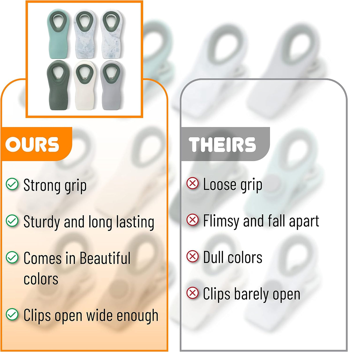 Magnetic Chip Clips, Airtight Seal