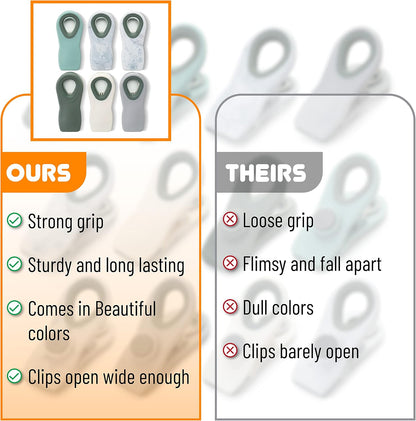 Magnetic Chip Clips, Airtight Seal