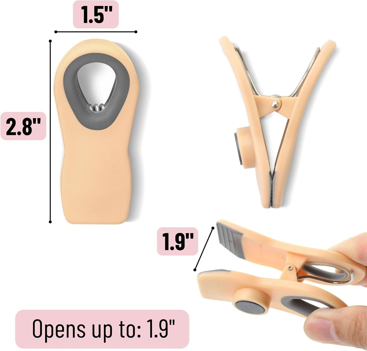 Magnetic Chip Clips, Airtight Seal