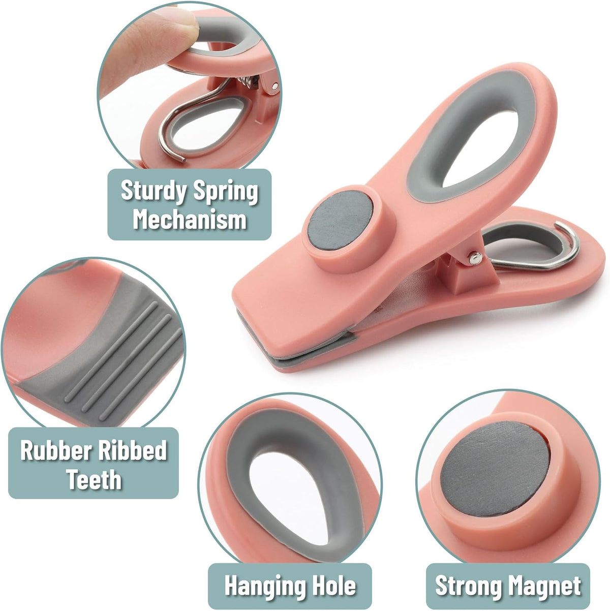 Magnetic Chip Clips, Airtight Seal