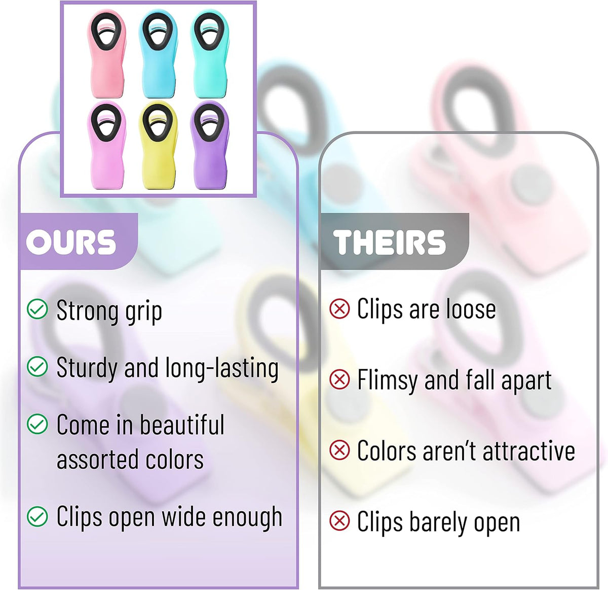 Magnetic Chip Clips, Airtight Seal