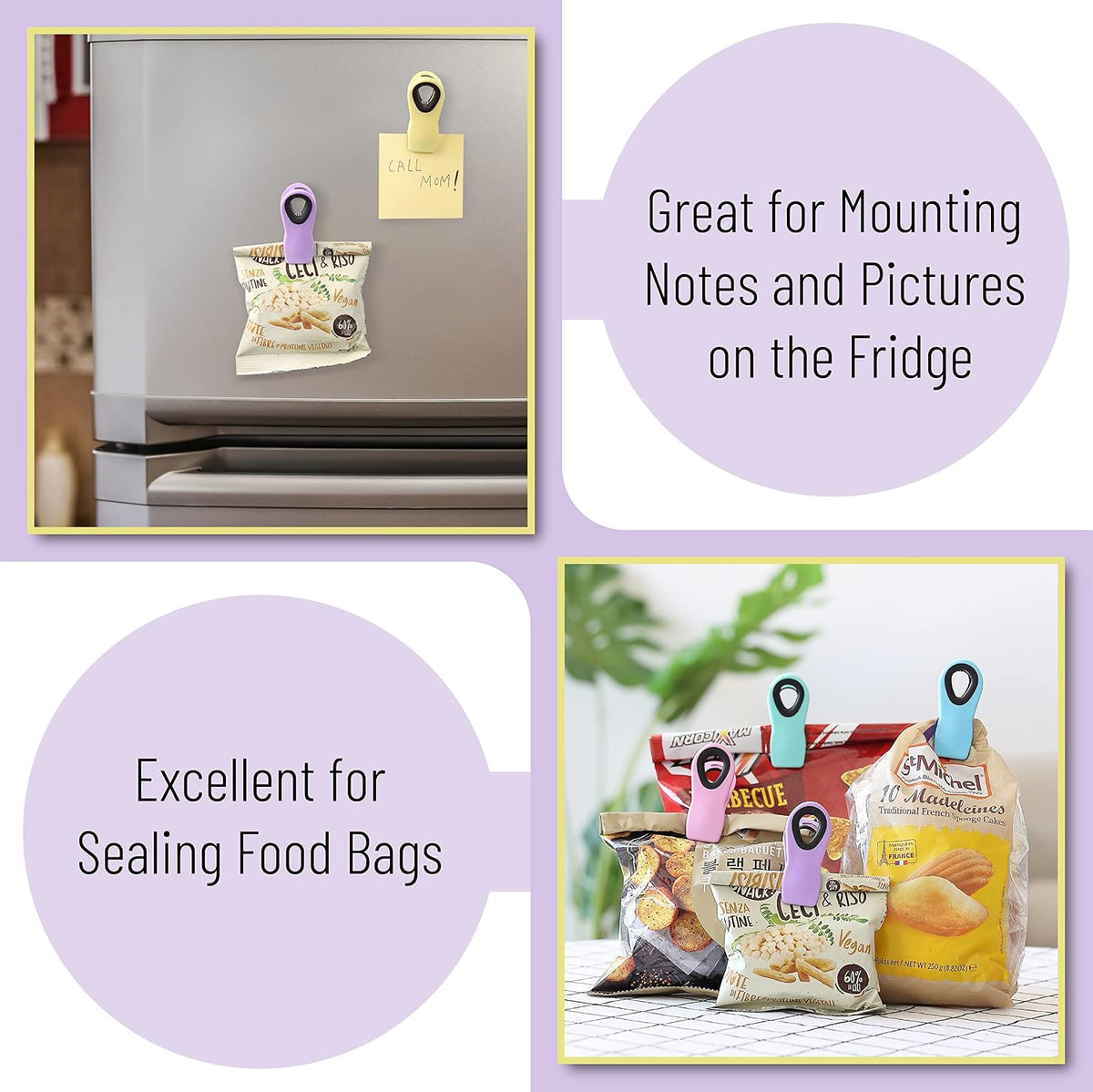 Magnetic Chip Clips, Airtight Seal