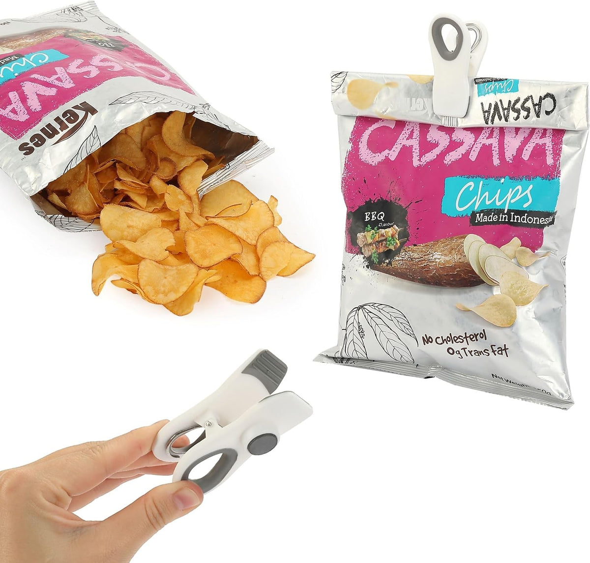 Magnetic Chip Clips, Airtight Seal