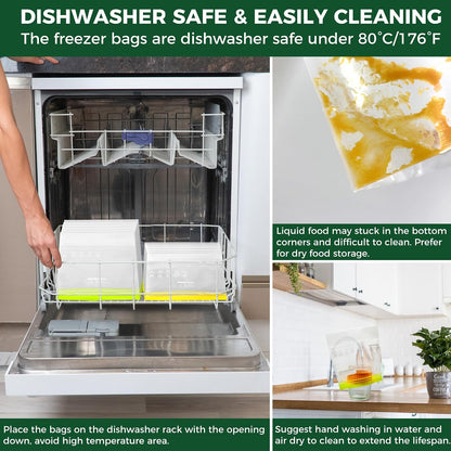 Reusable Sandwich Bags Dishwasher Microwave Safe