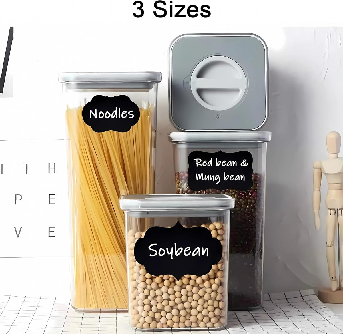 244pcs Chalkboard Labels Bulk with 2 Chalk Marker, Labels for Jars | Erasable Reusable labels for Jars, Craft Rooms,Storage, Pantry Containers and Storage Bin Organize Your Home Kitchen