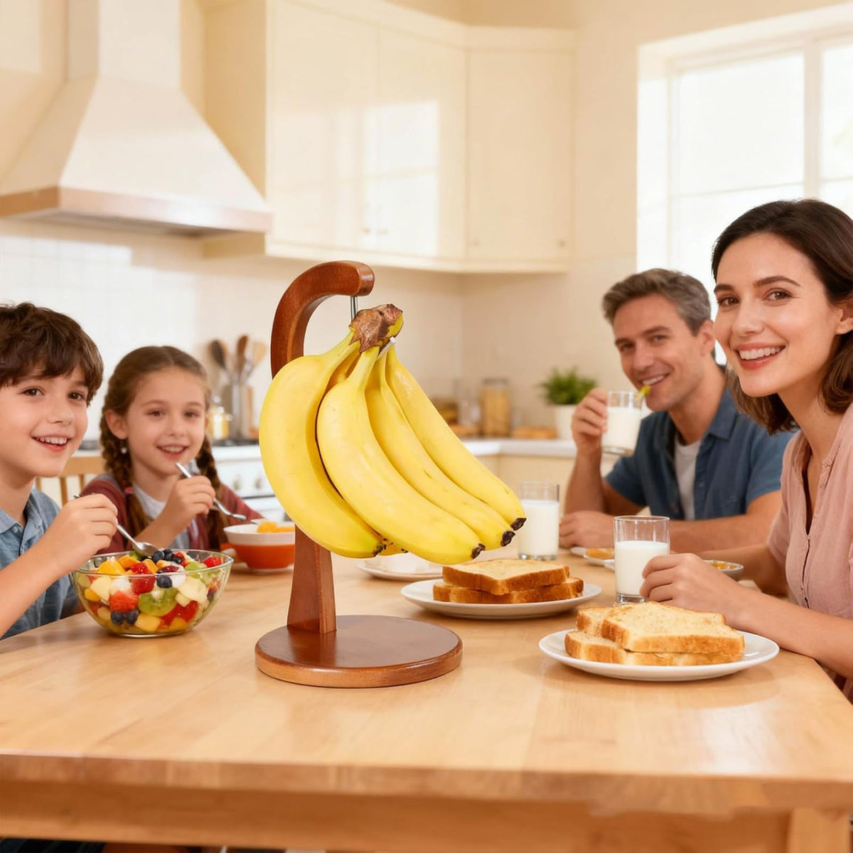 Banana Holder Stand Wood- Bananas Hanger Stands Wooden