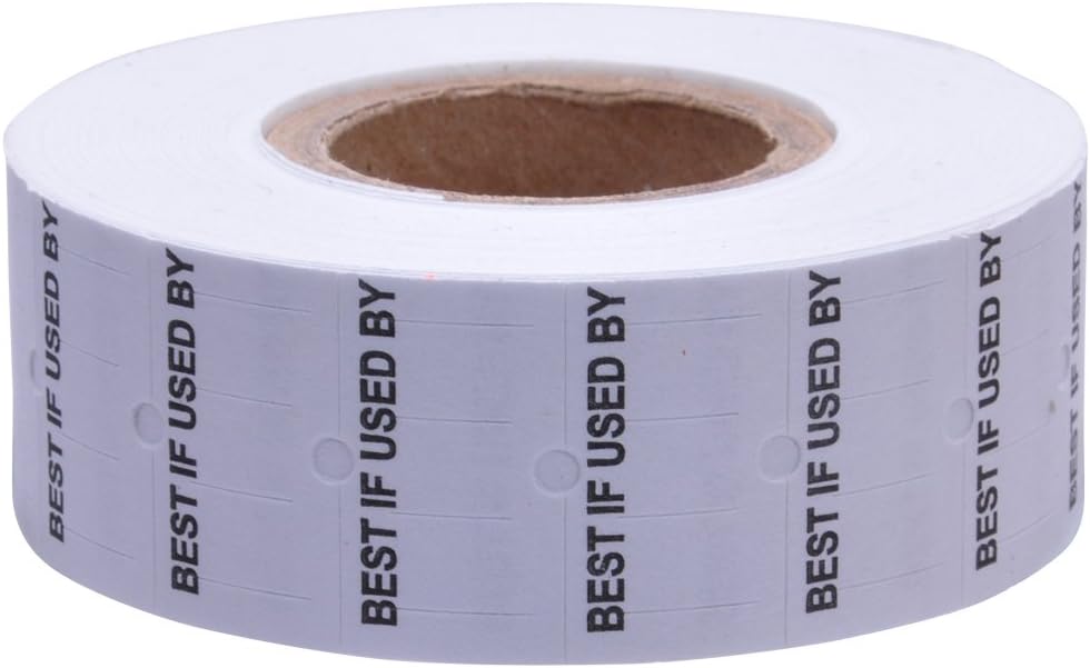 Labels to fit: Motex MX5500, Towa GS Series,Halmark Model H, 18-8,000 Labels (Expiration Date)