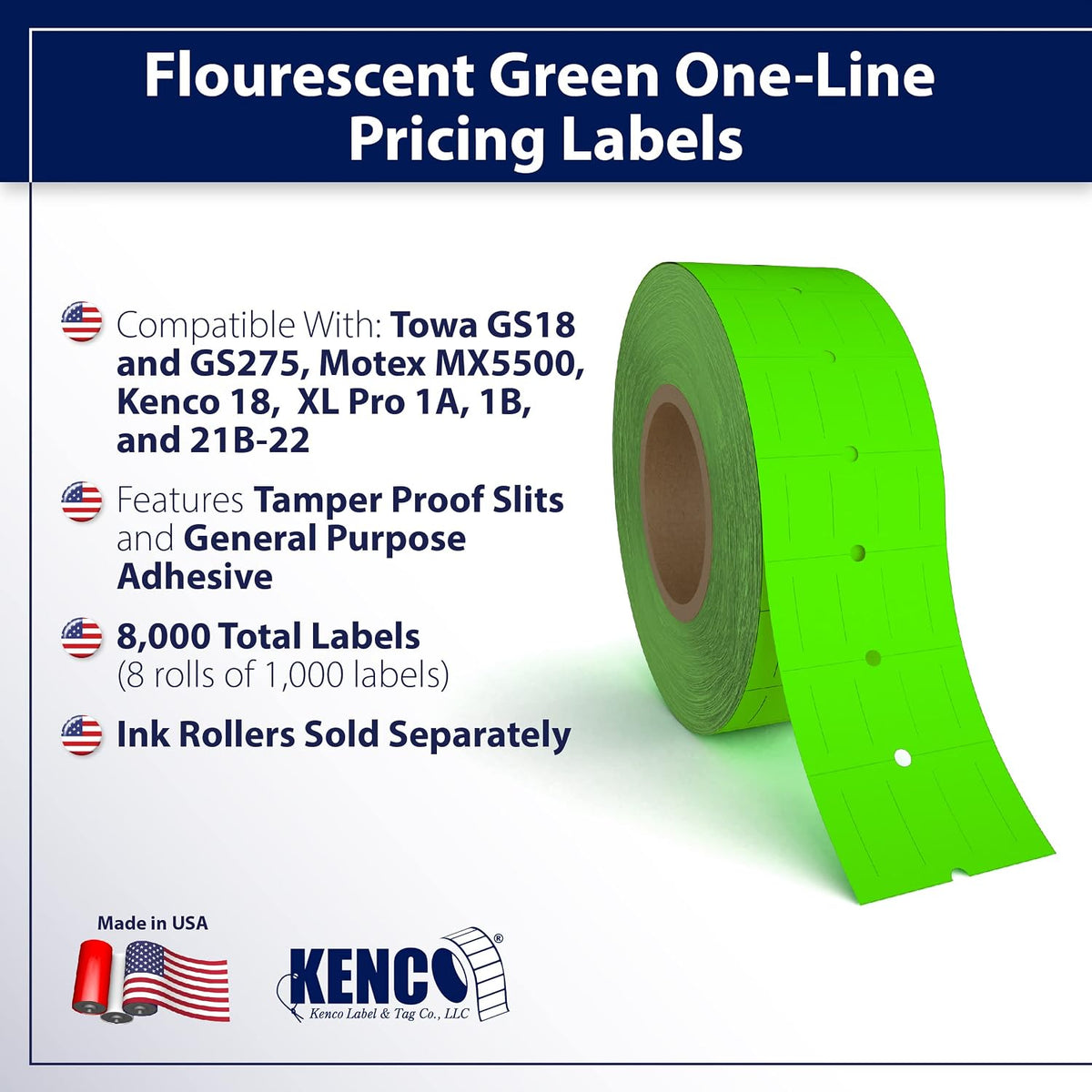 Labels to fit: Motex MX5500, Towa GS Series,Halmark Model H, 18-8,000 Labels (Expiration Date)