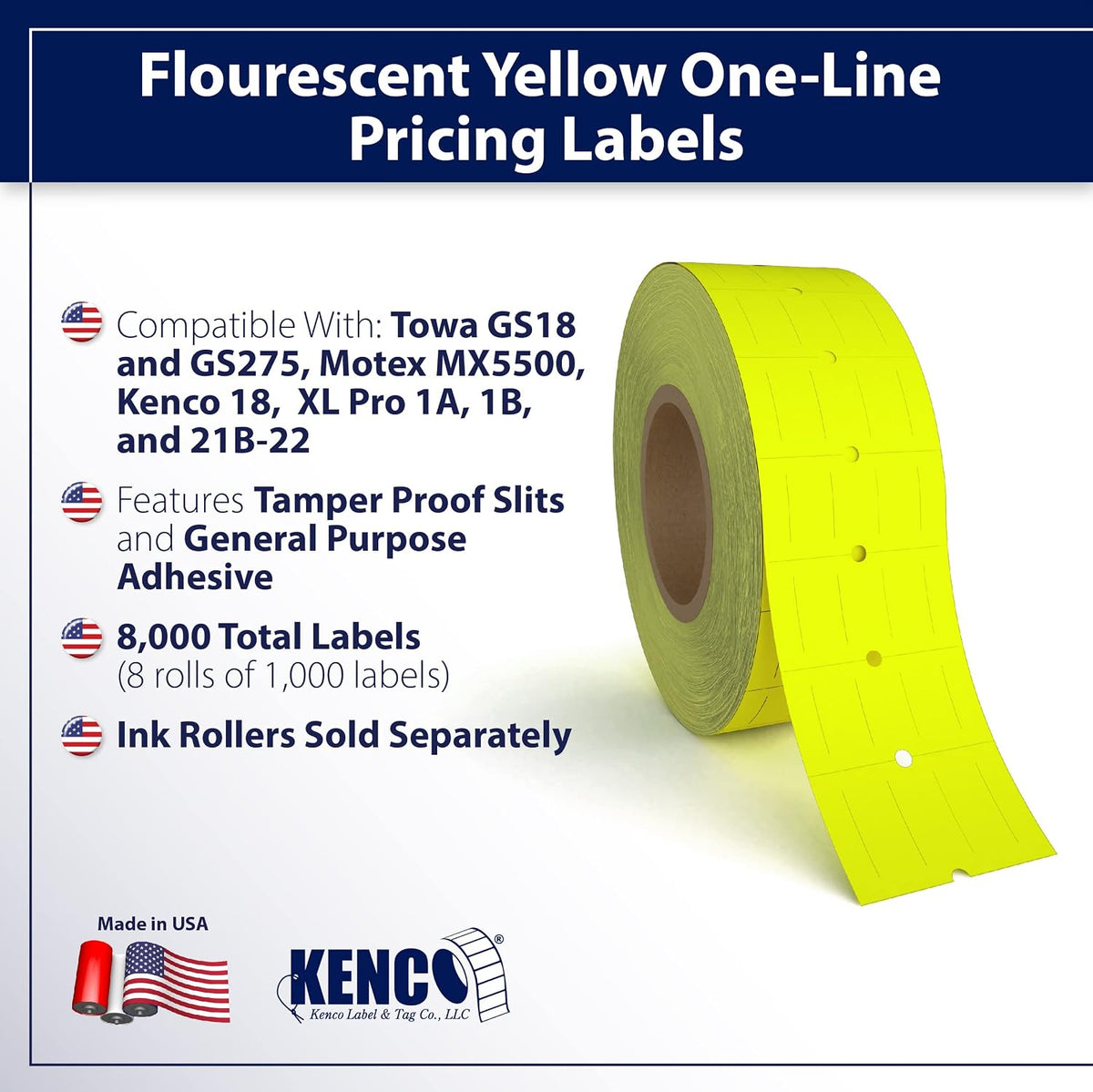 Labels to fit: Motex MX5500, Towa GS Series,Halmark Model H, 18-8,000 Labels (Expiration Date)