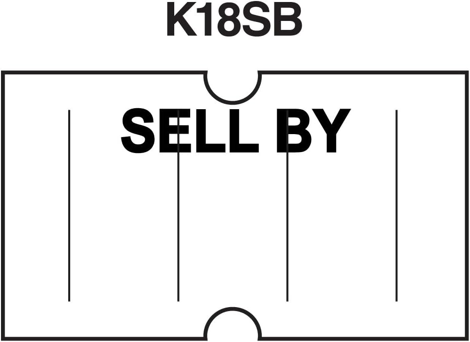 Labels to fit: Motex MX5500, Towa GS Series,Halmark Model H, 18-8,000 Labels (Expiration Date)