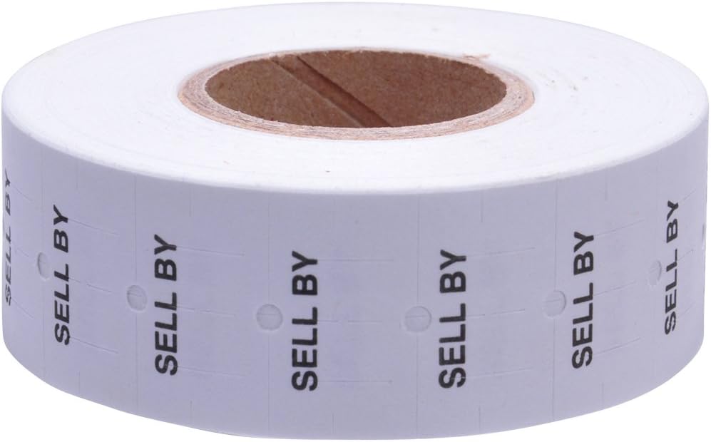 Labels to fit: Motex MX5500, Towa GS Series,Halmark Model H, 18-8,000 Labels (Expiration Date)