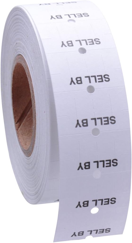 Labels to fit: Motex MX5500, Towa GS Series,Halmark Model H, 18-8,000 Labels (Expiration Date)