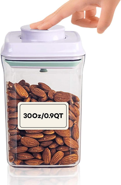 Bop Top Airtight Food Storage Containers | Pop-Top Lid | 2 Cups / 16 Oz | kitchen canister set, for flour, sugar, snacks, pasta, baking