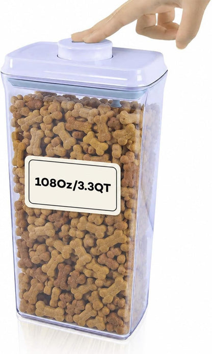 Bop Top Airtight Food Storage Containers | Pop-Top Lid | 2 Cups / 16 Oz | kitchen canister set, for flour, sugar, snacks, pasta, baking