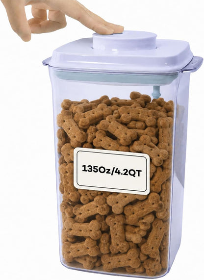 Bop Top Airtight Food Storage Containers | Pop-Top Lid | 2 Cups / 16 Oz | kitchen canister set, for flour, sugar, snacks, pasta, baking