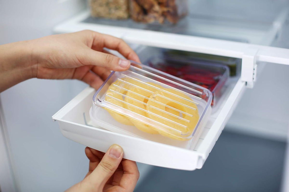 Zipper Bag Organizer for Fridge Freezer Refrigerator - Best Solution to Clean and Organize Zipper Bag Tray Zipper bag Holder Rack Hanger