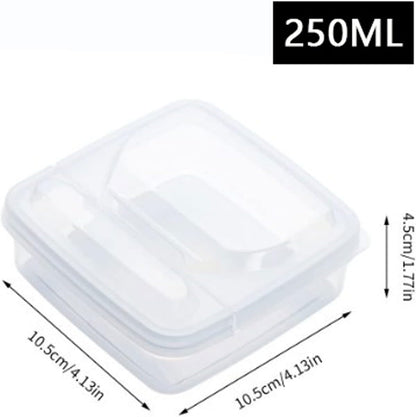 2 Pack Sliced Cheese Container for Fridge, Clear Plastic Butter Block Cheese Slice Storage Box with Flip Lid for Refrigerator Food Vegetable