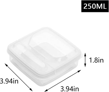 2 Pack Sliced Cheese Container for Fridge, Clear Plastic Butter Block Cheese Slice Storage Box with Flip Lid for Refrigerator Food Vegetable