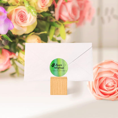 2'' Clear Thermal Labels - 500pcs Round Thermal Printer Labels, Waterproof Thermal Printer Stickers for Logo Design, Name/Price Tag, Thanks Card, Address, QR Code, 500 Labels/Roll (Clear)